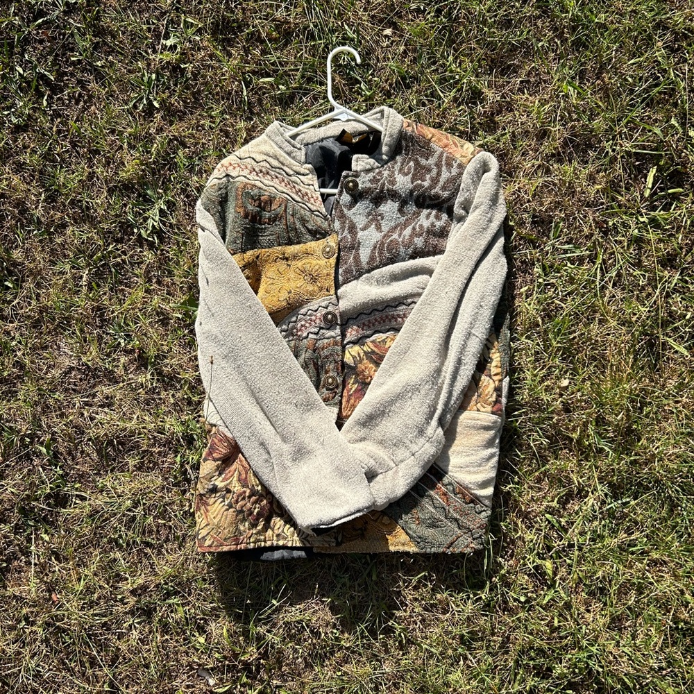 90s Vintage Patchwork Jacket - image 2